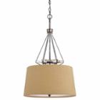 Wooten Heights 33.88 Inch Pendant In Textured Steel