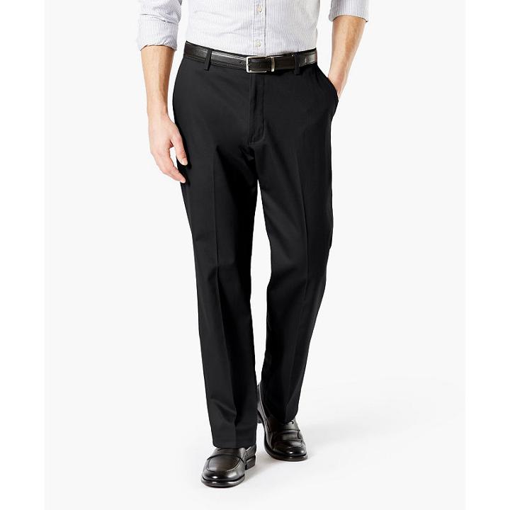 Dockers New Signature Classic Fit Flat Front Pants