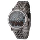 Marvel Mens Silver Tone Strap Watch-wma000197