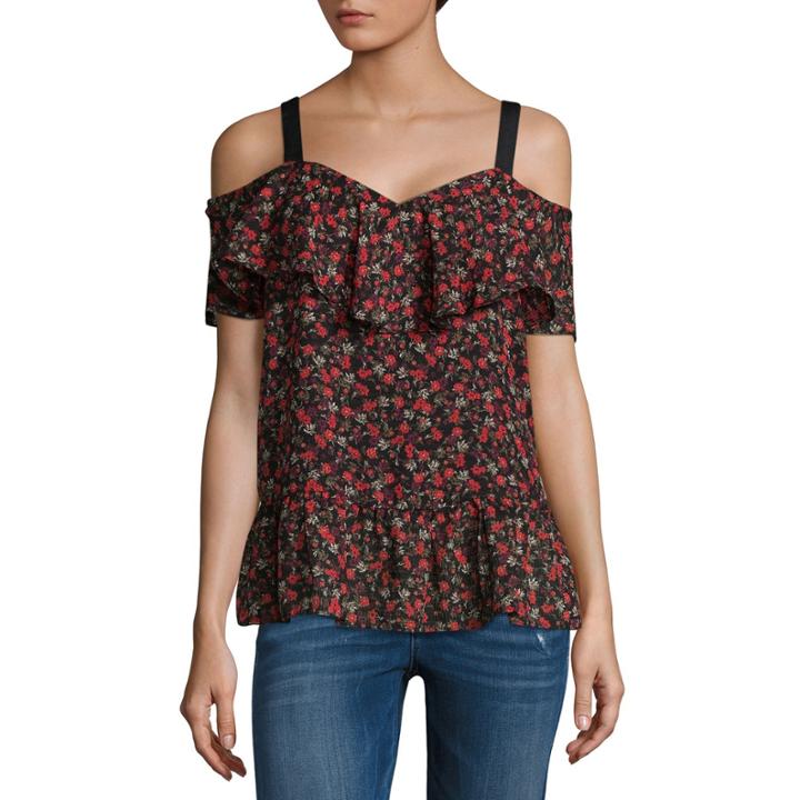 Libby Edelman Cold Shoulder Top