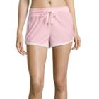 Flirtitude Velour Soft Shorts-juniors