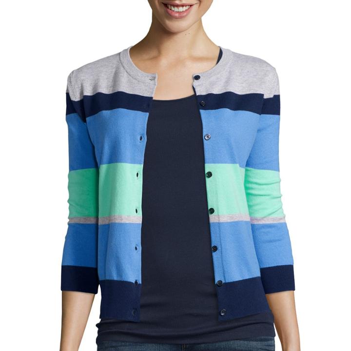 St. John's Bay Button-front Cardigan Sweater