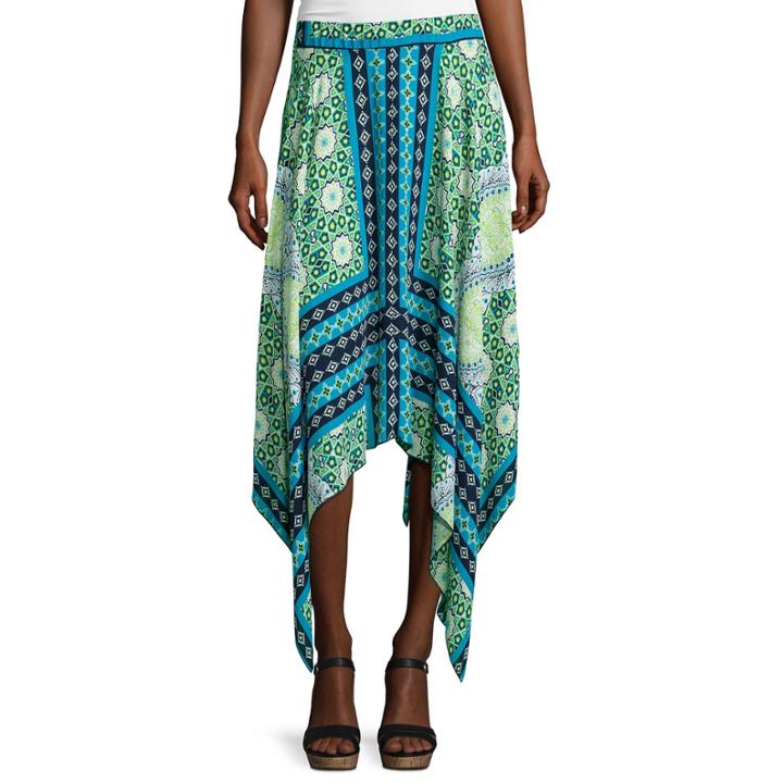 By & By Printed Hanky Skirt