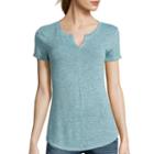 A.n.a Short-sleeve High-low T-shirt