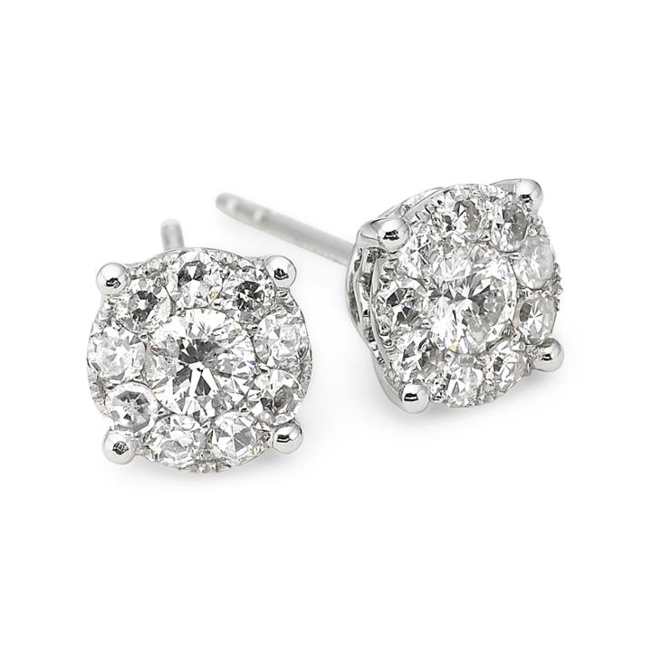 Brilliant Dream&trade; 3/4 Ct. T.w. Round Diamond Studs 14k White Gold