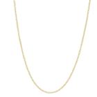 Made In Italy Solid Link 18 Inch Chain Necklace