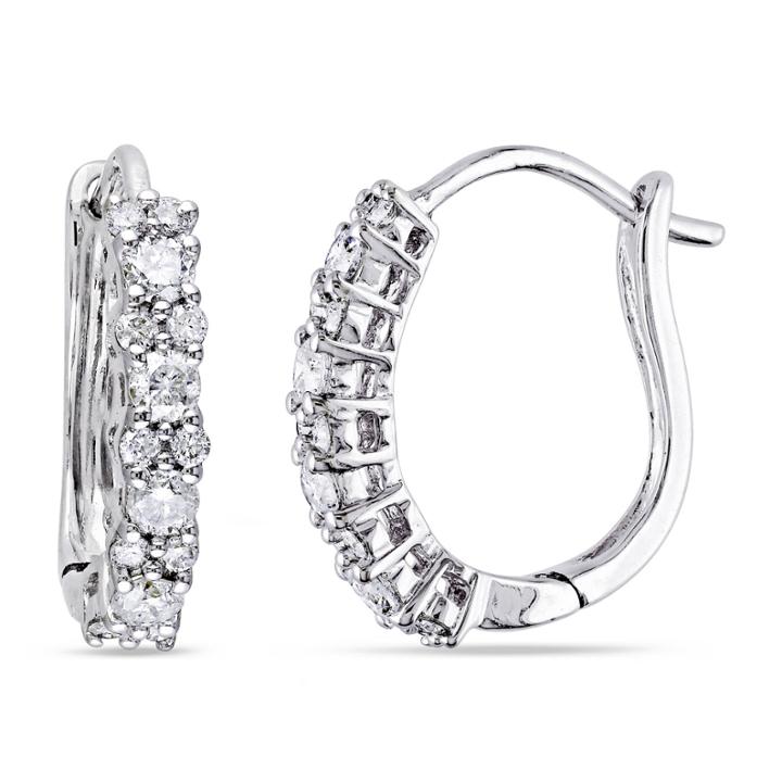 1/2 Ct. T.w. White Diamond 14k Ear Cuffs