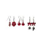 Mixit 3 Pair Clear Earring Sets