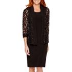 R & M Richards 3/4-sleeve Lace Jacket Dress - Petite