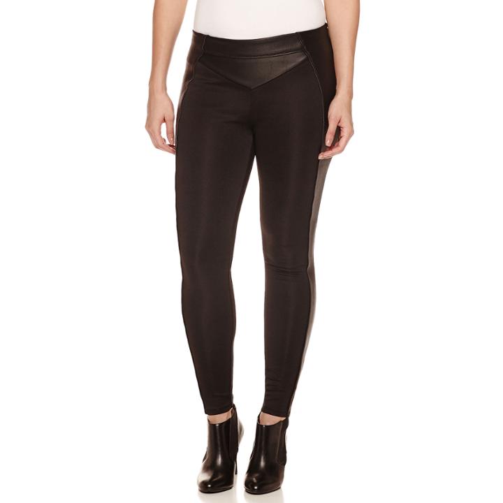 Bisou Bisou Piped Leggings With Yoke