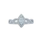 3/4 Ct. T.w. Fancy-cut Diamond 14k White Gold Bridal Ring Set