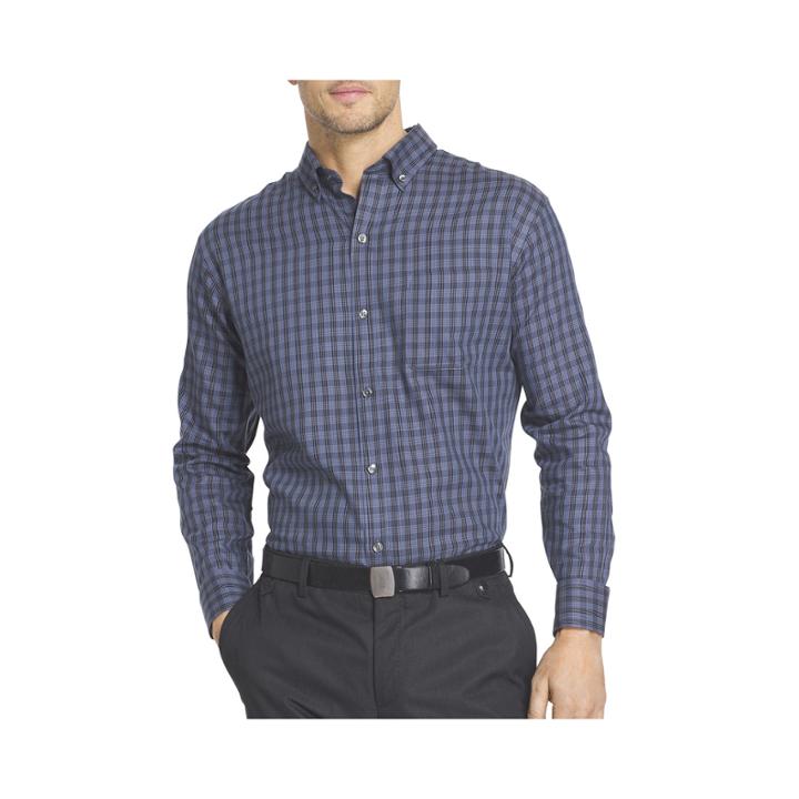 Van Heusen Long-sleeve No Iron Button Front Shirt