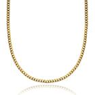 14k Yellow Gold 3.15 Mm Curb Necklace 28