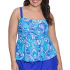 Aqua Couture Bandeau Swimsuit Top-plus