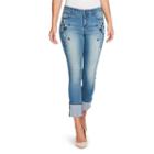 Black Daisy Straight Fit Jean-juniors
