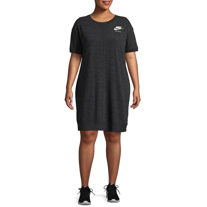 Nike Short Sleeve Sweater Dress-plus