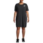 Nike Short Sleeve Sweater Dress-plus
