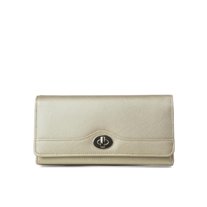 Mundi File Master Metallic Saffiano Rfid Blocking Accordian Wallet