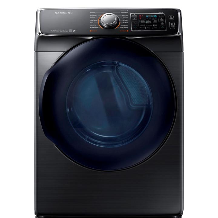 Samsung 7.5 Cu. Ft. Front-load Gas Dryer With Steam - Dv50k7500gv/a3