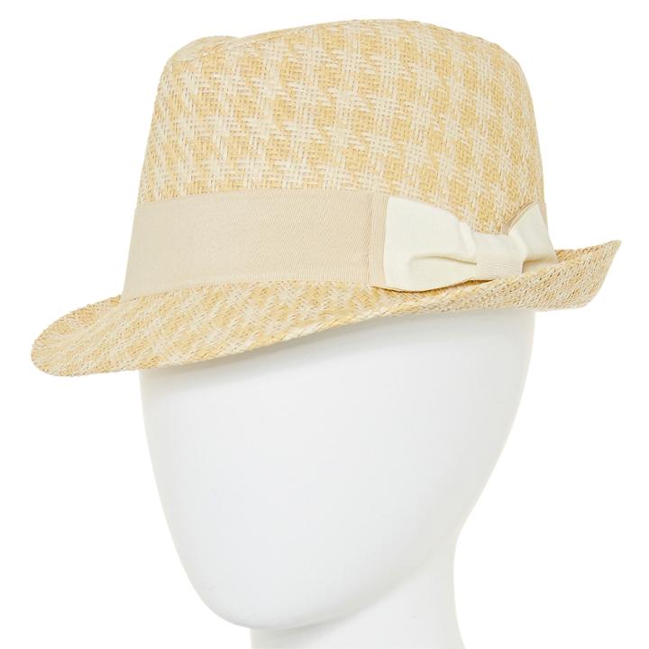 Scala&trade; Taupe Bow Fedora