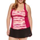 Nike Solid Tankini Swimsuit Top-plus