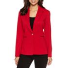 Chelsea Rose Long-sleeve One-button Notch-collar Jacket