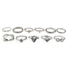 Arizona Womens Clear Stackable Rings