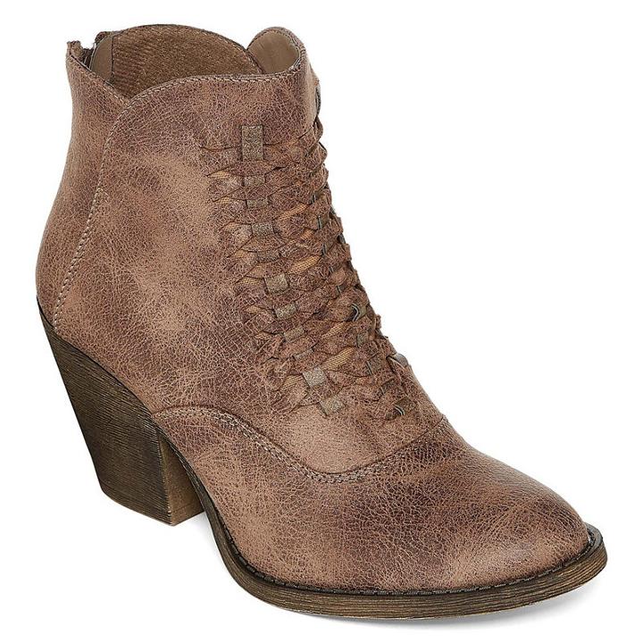 Pop Seska Womens Lace Up Boots