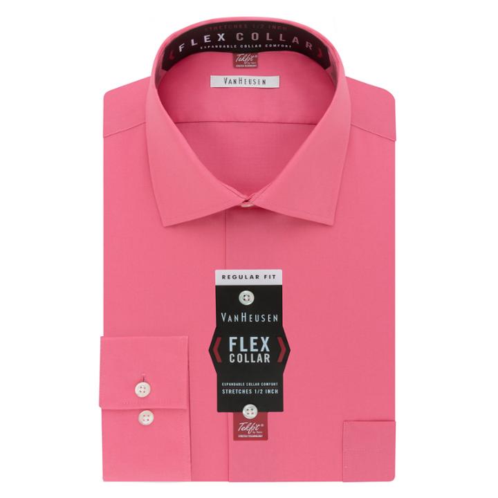 Van Heusen Flex Collar Long Sleeve Dress Shirt