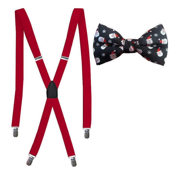Hallmark 2-pc. Santa Bowtie And Suspender Set