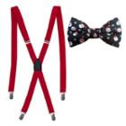 Hallmark 2-pc. Santa Bowtie And Suspender Set