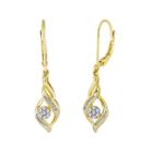 Diamond Blossom 1/5 Ct. T.w. Diamond Cluster Earrings