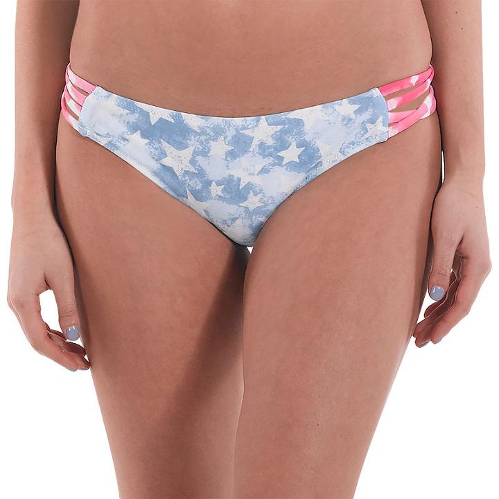 Wallflower Tie Dye Bikini Swimsuit Bottom-juniors