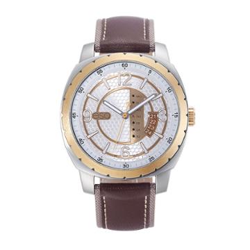 Esq Mens Brown Strap Watch-37esq011101a