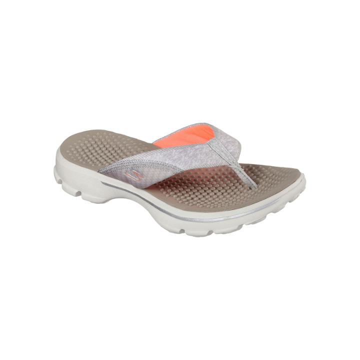 Skechers Go Walk 3 Pizazz Womens Flip Flops