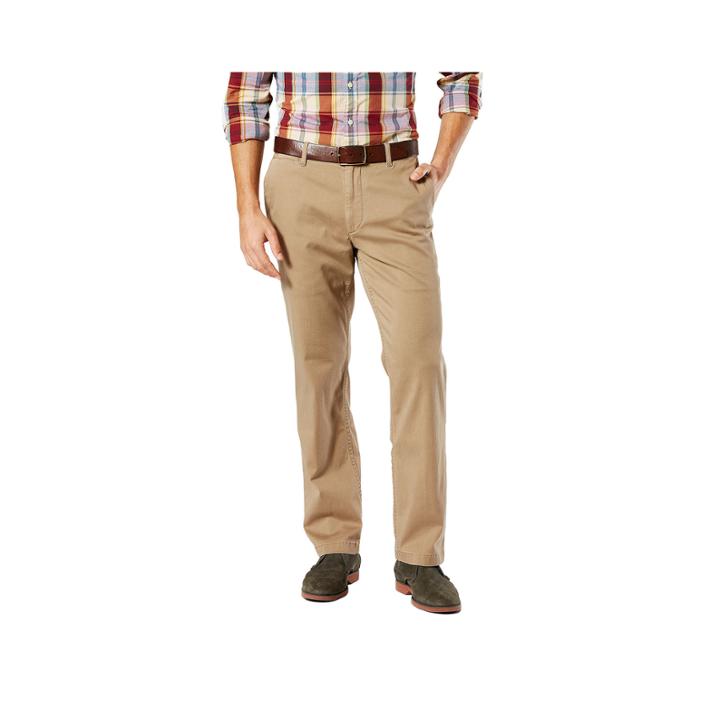 Dockers Washed Khaki Straight Fit Pants D2