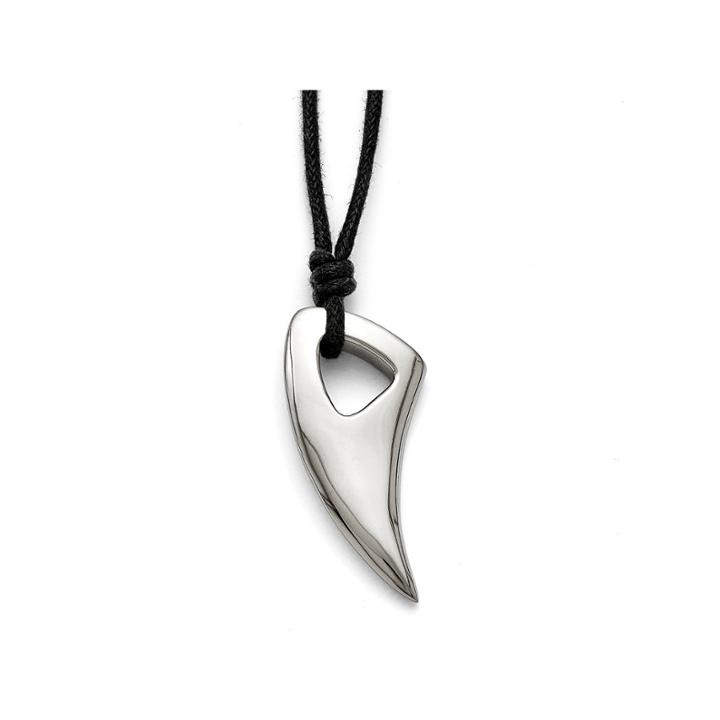 Mens Stainless Steel Claw Pendant
