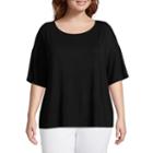 Worthington Dropped Shoulder T-shirt - Plus