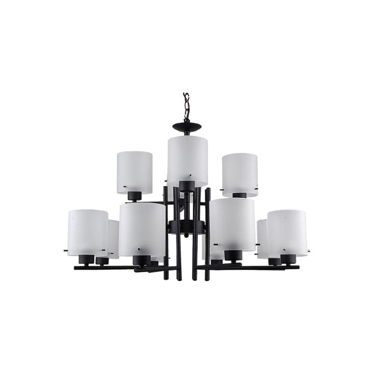 Dexter 12-light Black Chandelier