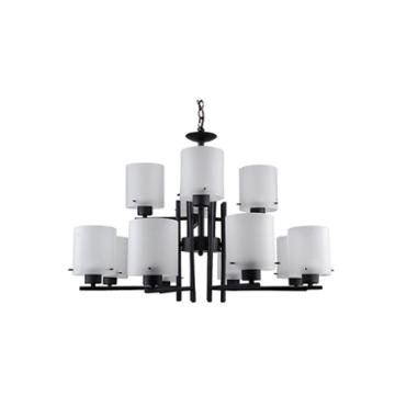 Dexter 12-light Black Chandelier