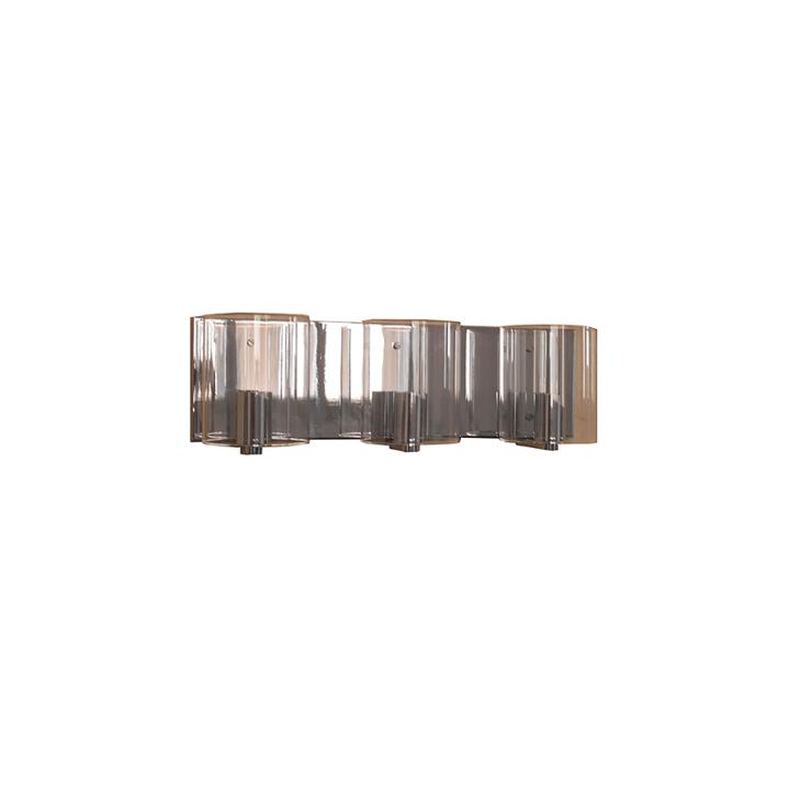 Hudson 3-light Chrome Bath Vanity