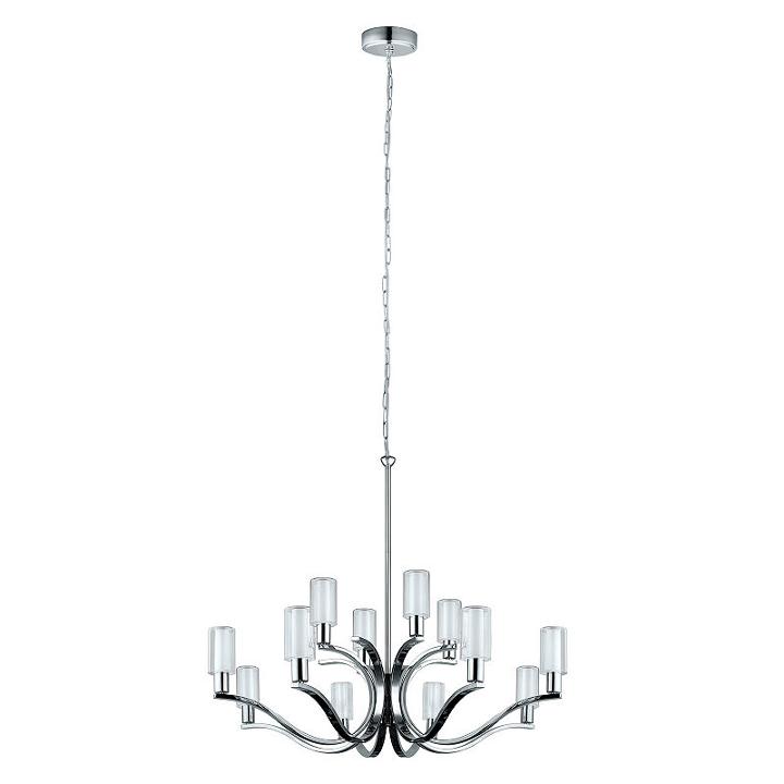 Eglo Varella Led 33 Inch Chrome Chandelier Ceilinglight