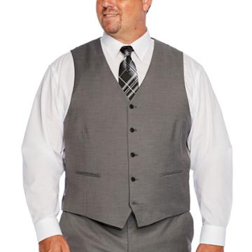 Jf J.ferrar Stretch Suit Vest - Big And Tall