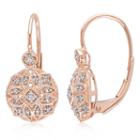 1/8 Ct. T.w. Genuine White Diamond Ear Cuffs