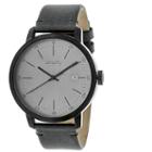 Simplify Mens The 2500 Charcoal Dial Leather-band Watch With Date Sim2505