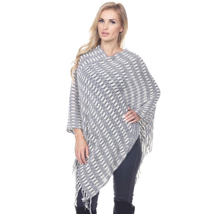 White Mark Nixie Poncho