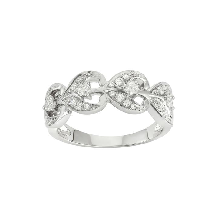 Botanical Bridal 3/8 Ct. T.w. Diamond 14k White Gold Band