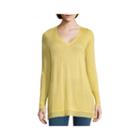 A.n.a Long-sleeve Asymmetrical-hem Woven Top