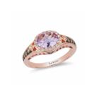 Limited Quantities! Levian Corp Le Vian Womens 1/3 Ct. T.w. Purple Amethyst 14k Gold Cocktail Ring