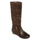 Yuu&trade; Simona Wide Calf Wedge Buckled Boots